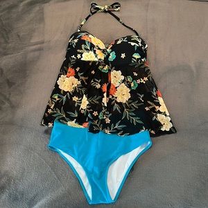 Women’s bathing suit !!! top is from target bottoms are from a boutique!!